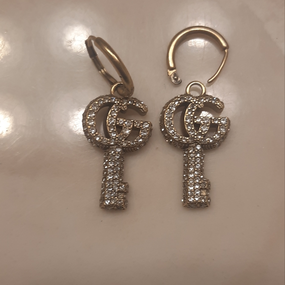 Authentic Gucci Key Earrings